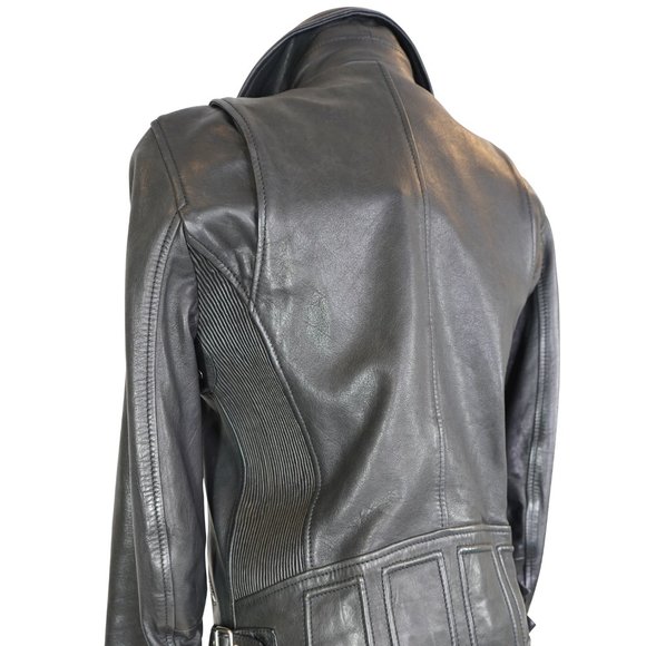 2000's Diesel Leather Moto Jacket - Picture 4 of 5